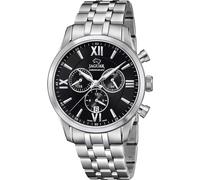 Chronograph JAGUAR "Acamar", silber (silberfarben, schwarz), Armbanduhren, Damen, Chronograph, Armbanduhr, Quarzuhr, Herrenuhr, Damenuhr, Saphirglas, Swiss Made (12410663-0)