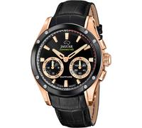 Chronograph JAGUAR "Connected Special Edition", schwarz (schwarz, roségoldfarben), Armbanduhren, Herren, Chronograph, Armbanduhr, Quarzuhr, Herrenuhr, Saphirglas, Stoppfunktion (65167223-0) schwarz, r