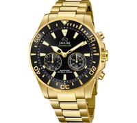 Chronograph JAGUAR "Jaguar Connected", gold (goldfarben, schwarz), Armbanduhren, Kinder, Chronograph, Armbanduhr, Quarzuhr, Herrenuhr, Saphirglas, Stoppfunktion, Swiss Made (83985254-0) goldfarben, sc