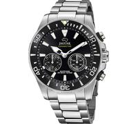 Chronograph JAGUAR "Jaguar Connected", schwarz (silberfarben, schwarz), Armbanduhren, Herren, Chronograph, Armbanduhr, Quarzuhr, Herrenuhr, Saphirglas, Stoppfunktion, Swiss Made (40473639-0)