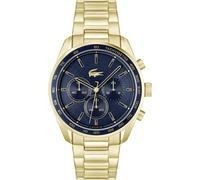 Chronograph LACOSTE "BOSTON", gold (goldfarben), Armbanduhren, Herren, Chronograph, Armbanduhr, Quarzuhr, Herrenuhr, Tag, Stoppfunktion,Edelstahlarmband (21085818-0) goldfarben