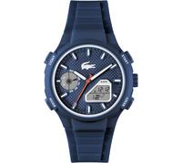Chronograph LACOSTE "LC33", blau (dunkelblau, rot), Armbanduhren, Kinder, Chronograph, Armbanduhr, Quarzuhr, Herren, analog, digital, Stoppfunktion (63295524-0) dunkelblau, rot