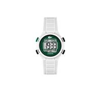 Chronograph LACOSTE "LC33 Kids", weiß, Armbanduhren, Damen, Chronograph, Quarzuhr, Armbanduhr, Silikonarmband, digital, Tag, Stoppfunktion (14868511-0)
