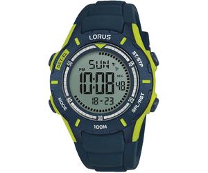 Chronograph LORUS, blau, Armbanduhren, Herren, Chronograph, Armbanduhr, Quarzuhr, Herrenuhr, digital, bis 10 bar wasserdicht (56433917-0) blau