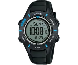 Chronograph LORUS, schwarz, Armbanduhren, Herren, Chronograph, Armbanduhr, Quarzuhr, Herrenuhr, digital, bis 10 bar wasserdicht (43904761-0) schwarz