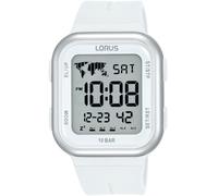 Chronograph LORUS, weiß, Armbanduhren, Damen, Chronograph, Armbanduhr, Quarzuhr, Herrenuhr, Damenuhr, Stoppfunktion (19900060-0) weiß