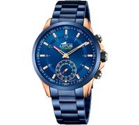 Chronograph LOTUS "Lotus Connected", blau, Armbanduhren, Herren, Chronograph, Armbanduhr, Quarzuhr, Herrenuhr, bis 10 bar wasserdicht, Datum (86007221-0)