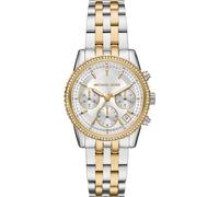 Michael Kors Damenuhr Chronograph Mini Bryant Edelstahl Bicolor, MK7532