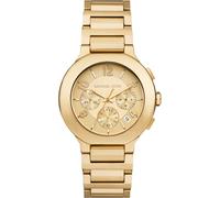 Michael Kors Gramercy Watch for Women, Quartz Movement with Stainless Steel or Leather Strap Gold-Ton, 40MM