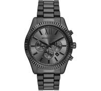 Chronograph MICHAEL KORS "LEXINGTON", schwarz, Armbanduhren, Herren, Chronograph, Quarzuhr, Armbanduhr, Herrenuhr, Stoppfunktion, Edelstahlarmband (11286129-0) schwarz