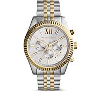 MK8344 Chronograph LEXINGTON Armbanduhr für Damen Herren Uhr silber Chrono Big