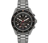 Chronograph MICHAEL KORS "MARITIME", grau (anthrazit), Armbanduhren, Herren, Chronograph, Quarzuhr, Armbanduhr, Herrenuhr, Edelstahlarmband, analog, Tag (94528018-0) anthrazit