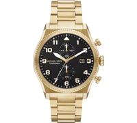 Chronograph MICHAEL KORS "PANORAMA", gelbgoldfarben, Armbanduhren, Herren, Chronograph, Quarzuhr, Armbanduhr, Herrenuhr, Edelstahlarmband, analog, Tag (95293233-0) gelbgoldfarben
