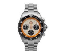 Ruhla Herrenuhr Glasbach Cup 20 Bar Chronograph 44 MM mit Edelstahlband 4970M-1