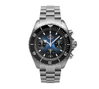 Chronograph RUHLA "Glasbach Cup", silber (silberfarben), Armbanduhren, Herren, Chronograph, Quarzuhr, Herrenuhr, Datum, Stoppfunktion, Saphirglas, Made in Germany (56625748-0)