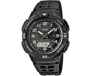 Chronograph, schwarz, CASIO TIMELESS COLLECTION, Armbanduhren, Herren, Chronograph, Solaruhr, Quarzuhr,Armbanduhr,Herrenuhr,Digitaluhr, bis 10bar wasserd. (18255542-0) schwarz