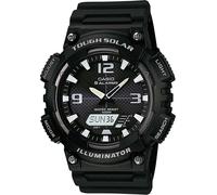 Chronograph, schwarz, CASIO TIMELESS COLLECTION, Armbanduhren, Herren, Solaruhr,Quarzuhr,Armbanduhr, Herrenuhr,Digitaluhr, bis 10bar wasserd. (64585669-0) schwarz