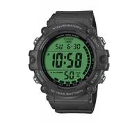 Chronograph, schwarz, grün, CASIO TIMELESS COLLECTION, Armbanduhren, Herren, Chronograph, Quarzuhr, Armbanduhr, Herrenuhr, digital, automatischer Kalender (91879850-0) schwarz, grün