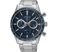 Seiko Herren-Uhr Chronograph Quarz Edelstahl mit Edelstahlband SSB445P1