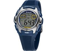 Chronograph SINAR, blau, Armbanduhren, Chronograph, Armbanduhr,Quarzuhr,digital,Herren,Damen,bis 10bar wasserd.Jugendliche (28590207-0) blau