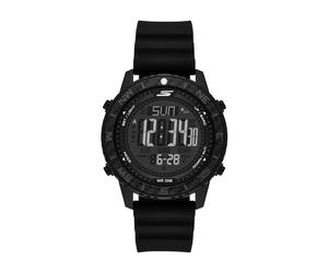 Chronograph SKECHERS "Adventure Sport", schwarz, Armbanduhren, Herren, Chronograph, Quarzuhr, Armbanduhr, Herrenuhr, Silikonarmband, digital, Tag (60232811-0) schwarz