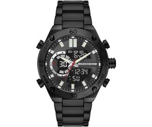 Chronograph SKECHERS "AGNEW", schwarz, Armbanduhren, Herren, Chronograph, Quarzuhr, Armbanduhr, Herrenuhr, analog, digital, Datum (71549822-0) schwarz