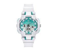 Chronograph SKECHERS "Brynwood", weiß, türkis, Armbanduhren, Damen, Chronograph, Quarzuhr, Armbanduhr, Damenuhr, digital, analog, Tag, Wochentag, Jahr (59016408-0) weiß, türkis