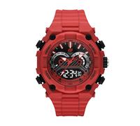 Chronograph SKECHERS "El Segundo", rot, Armbanduhren, Herren, Chronograph, Quarzuhr, Armbanduhr, Herrenuhr, digital, analog, Wochentag (81385711-0) rot