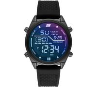 Chronograph SKECHERS "KENTWOOD", schwarz, Armbanduhren, Herren, Chronograph, Quarzuhr, Armbanduhr, Herrenuhr, Silikonarmband, digital, Wochentag (87989364-0) schwarz