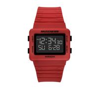 Chronograph SKECHERS "Larson", rot, schwarz, Armbanduhren, Herren, Chronograph, Quarzuhr, Armbanduhr, Herrenuhr, digital, Tag, Wochentag, Monat (65833700-0) rot, schwarz