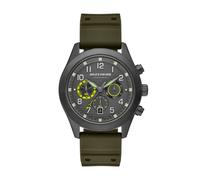 Chronograph SKECHERS "Roscoe", oliv, gunmetal, Armbanduhren, Herren, Chronograph, Quarzuhr, Armbanduhr, Herrenuhr, Silikonarmband, analog, Tag (18147364-0) oliv, gunmetal