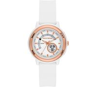 Chronograph SKECHERS "SALERNO", weiß, Armbanduhren, Damen, Chronograph, Quarzuhr, Armbanduhr, Damenuhr, Silikonarmband, analog, digital (25986435-0) weiß