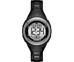 Chronograph SKECHERS "TENNYSON", schwarz (schwarz, grau), Armbanduhren, Damen, Chronograph, Quarzuhr, Armbanduhr, Damenuhr, digital, Datum, Stoppfunktion (75905562-0) schwarz, grau