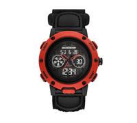 Chronograph SKECHERS "Warner", schwarz, rot, Armbanduhren, Herren, Chronograph, Quarzuhr, Armbanduhr, Herrenuhr, digital, analog, Tag, Wochentag (29865859-0) schwarz, rot