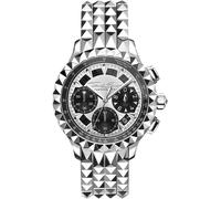 Chronograph THOMAS SABO "REBEL AT HEART", silber (silberfarben), Armbanduhren, Herren, Chronograph, Quarzuhr, Armbanduhr, Herren, Stoppfunktion, Datum, Saphirbeschichtung (32628662-0)