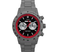 Chronograph TIMEX "ADRENALINE", grau, Armbanduhren, Herren, Chronograph, Quarzuhr, Armbanduhr, Herrenuhr,Edelstahlarmband,Stoppfunktion (45498522-0)