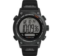 Chronograph TIMEX "ADRENALINE", schwarz, Armbanduhren, Herren, Chronograph, Quarzuhr, Armbanduhr, Herrenuhr, Silikonarmband, Stoppfunktion, Timer (49708141-0) schwarz