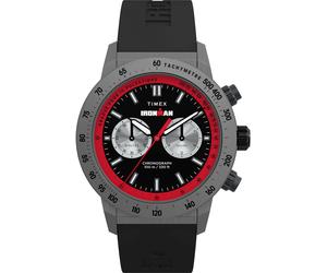 Chronograph TIMEX "ADRENALINE", schwarz, Armbanduhren, Herren, Chronograph, Quarzuhr, Armbanduhr, Herrenuhr,Silikonarmband,Stoppfunktion (48895508-0) schwarz