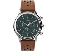 Chronograph TIMEX "MARLIN", braun, Armbanduhren, Herren, Chronograph, Quarzuhr, Armbanduhr, Herren, Datum, Stoppfunktion, 12/24-Std.-Anzeige (88375763-0) braun