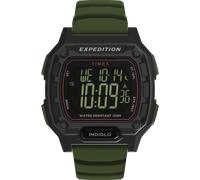 Chronograph TIMEX "RIDGE", grün (khaki), Armbanduhren, Herren, Chronograph, Quarzuhr, Armbanduhr, Herrenuhr, Silikonarmband, Stoppfunktion,digital (71226523-0)