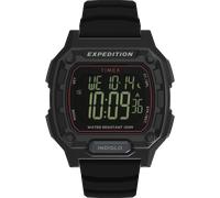 Chronograph TIMEX "RIDGE", schwarz, Armbanduhren, Damen, Chronograph, Quarzuhr, Armbanduhr, Herrenuhr, Silikonarmband, Stoppfunktion,digital (36383942-0) schwarz