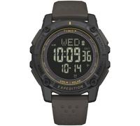 Chronograph TIMEX "RIDGE SOLAR", braun (dunkelbraun), Armbanduhren, Herren, Chronograph, Solar Armbanduhr,Herrenuhr,digital,Silikonarmband,Stoppfunktion,Datum (27311848-0) dunkelbraun