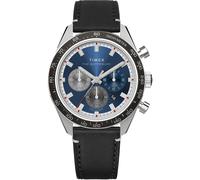 Chronograph TIMEX "WATERBURY TRADITIONAL", schwarz, Armbanduhren, Herren, Chronograph, Quarzuhr, Armbanduhr, Herrenuhr,Lederarmband,Stoppfunktion,Datum (40818548-0)