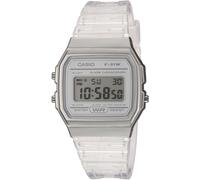 Chronograph, transparent, CASIO TIMELESS COLLECTION, Armbanduhren, Damen, Chronograph, Quarzuhr, Armbanduhr,Herren,Damen,Jugendliche, Digitaluhr,Resinarmband (84966917-0) transparent