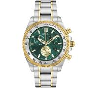 Chronograph VERSACE "VERSACE CHRONO X", silber (silberfarben, goldfarben), Armbanduhren, Herren, Chronograph, Quarzuhr, Armbanduhr, Herrenuhr,Swiss Made,Edelstahlband,Stoppfunktion (25661158-0)