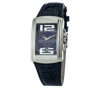 Chronotech Blaue Lederuhr Einheitsgröße