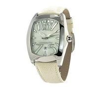 Chronotech Unisex Erwachsene Analog Quarz Uhr mit Leder Armband CT2039M-20