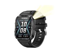 Chronus KT79 Smartwatch - Bluetooth, 100 m Taschenlampe, 5 ATM (Schwarz)