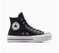 Converse Chuck Taylor All Star Platform High Leather - Damen Schuhe - Schwarz - Textil - Größe 36 - Foot Locker