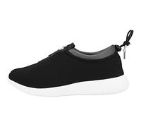 chung shi Damen Duxfree Aruba Schlüpfschuh mit Reißverschluss, Schwarz, 37 EU